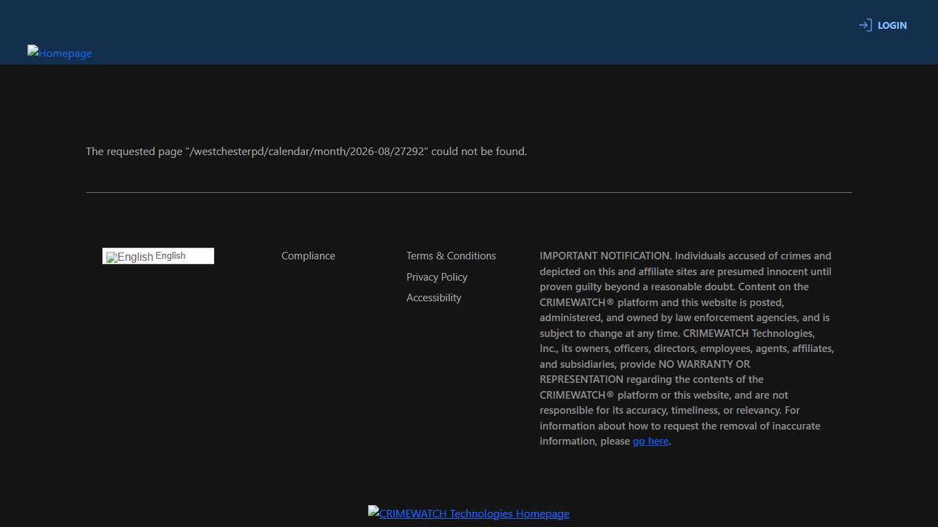 Page not found CRIMEWATCH